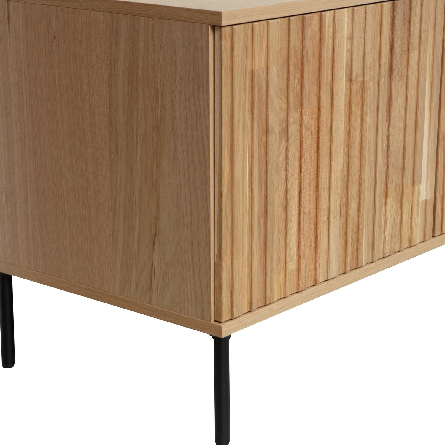 Woood New Gravure Dressoir Tv Meubel 100cm Eiken [Fsc] - KwaliteitWonen.nl