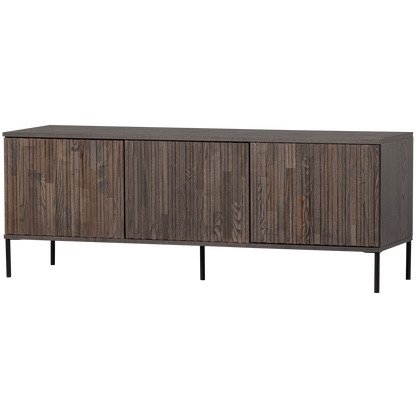 Woood New Gravure Dressoir Tv Meubel 150cm Essen Fineer Espresso [Fsc] - KwaliteitWonen.nl