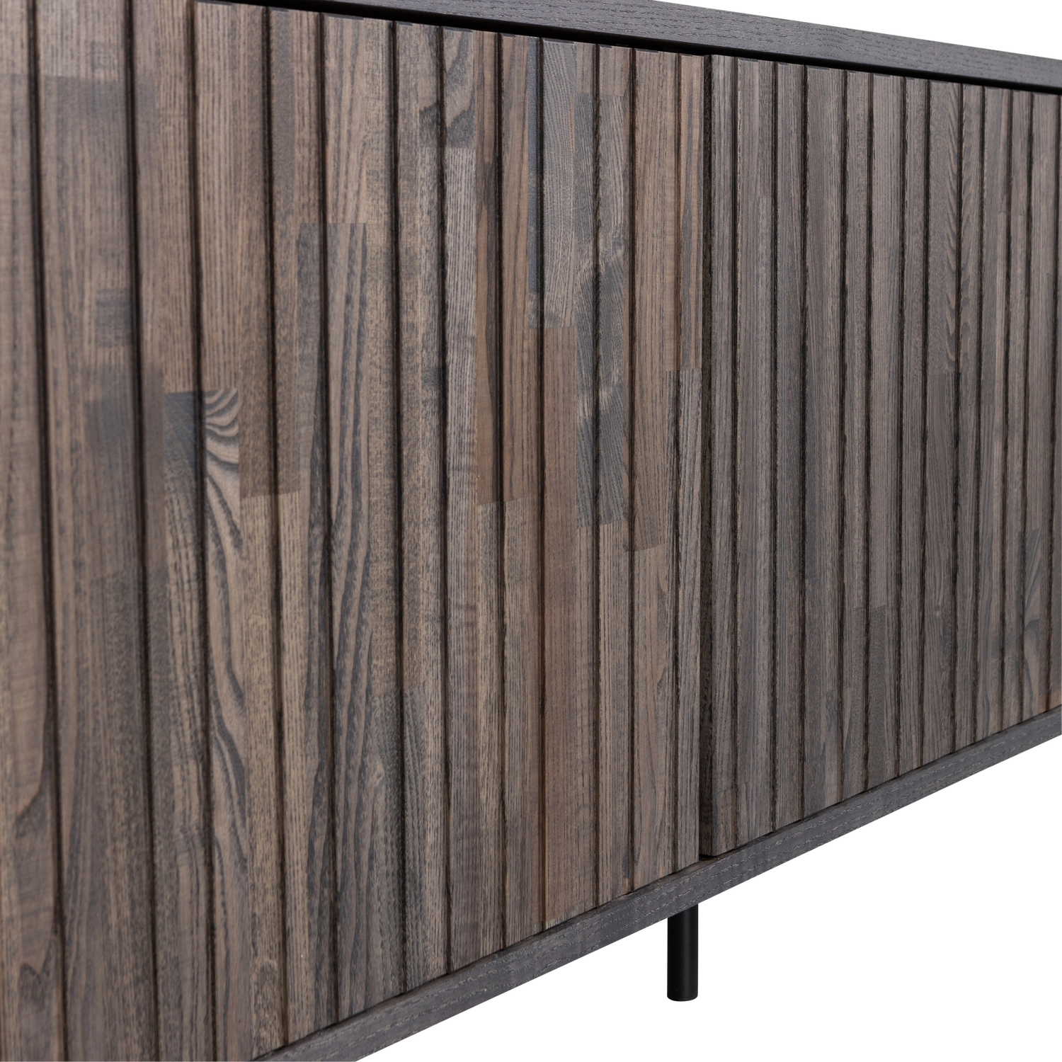 Woood New Gravure Dressoir Tv Meubel 150cm Essen Fineer Espresso [Fsc] - KwaliteitWonen.nl