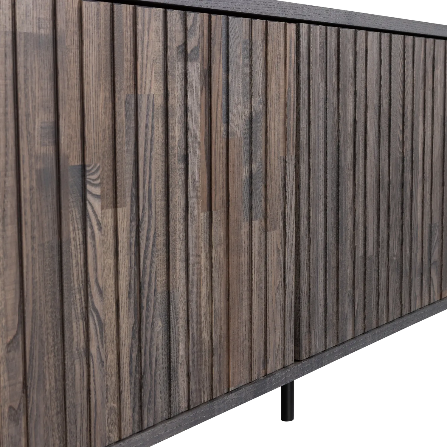 Woood New Gravure Dressoir Tv Meubel 150cm Essen Fineer Espresso [Fsc] - KwaliteitWonen.nl
