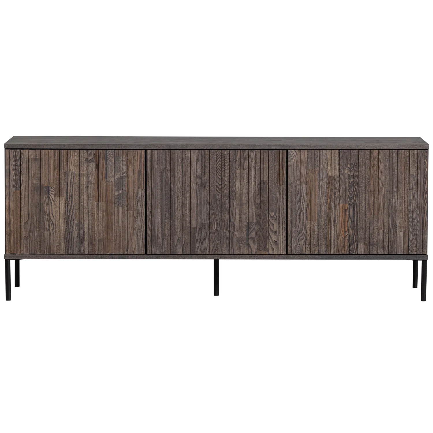 Woood New Gravure Dressoir Tv Meubel 150cm Essen Fineer Espresso [Fsc] - KwaliteitWonen.nl