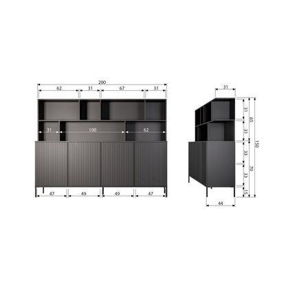 Woood New Gravure Opzetkast Eiken Blanke Lak [Fsc] - KwaliteitWonen.nl