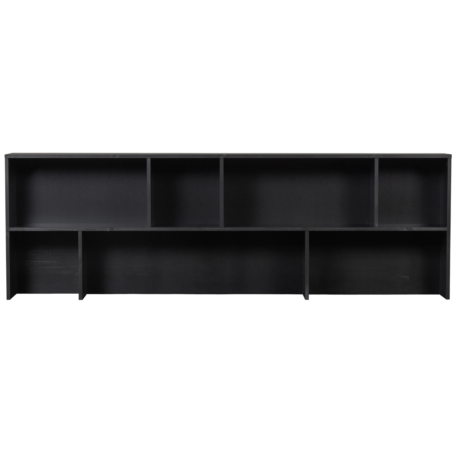 Woood New Gravure Opzetkast Grenen Zwart [Fsc] - KwaliteitWonen.nl