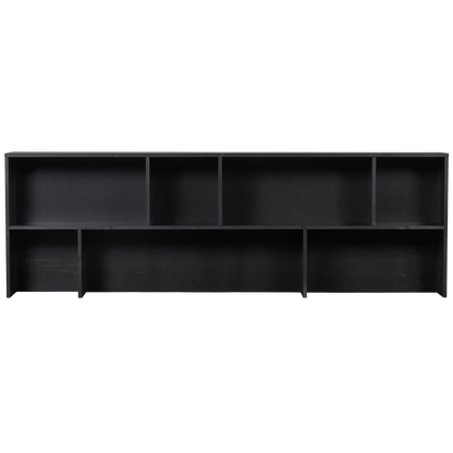 Woood New Gravure Opzetkast Grenen Zwart [Fsc] - KwaliteitWonen.nl