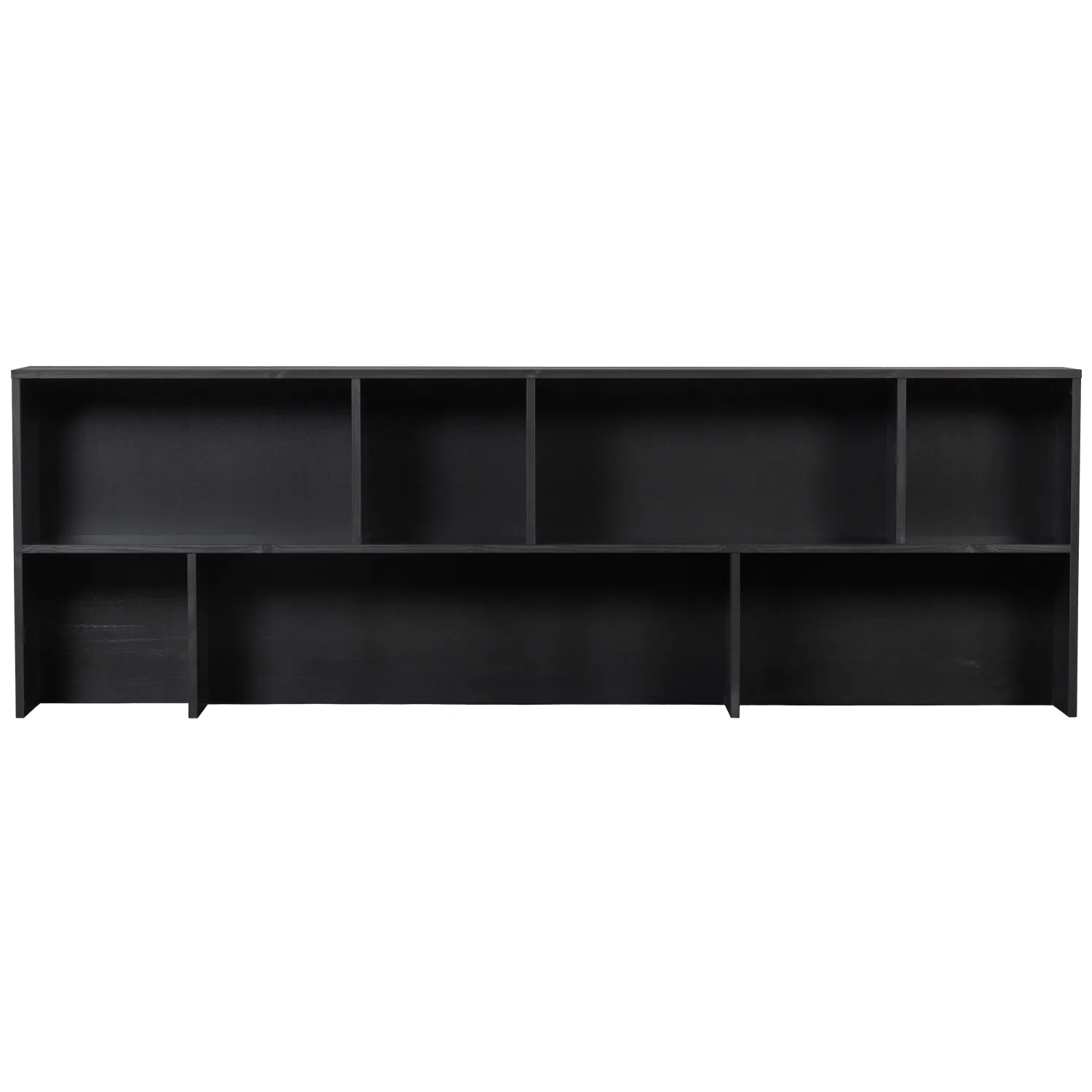 Woood New Gravure Opzetkast Grenen Zwart [Fsc] - KwaliteitWonen.nl