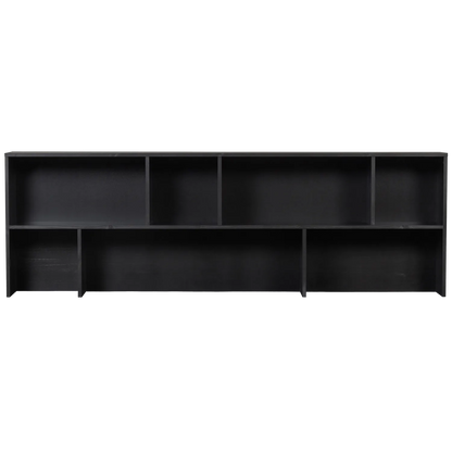 Woood New Gravure Opzetkast Grenen Zwart [Fsc] - KwaliteitWonen.nl