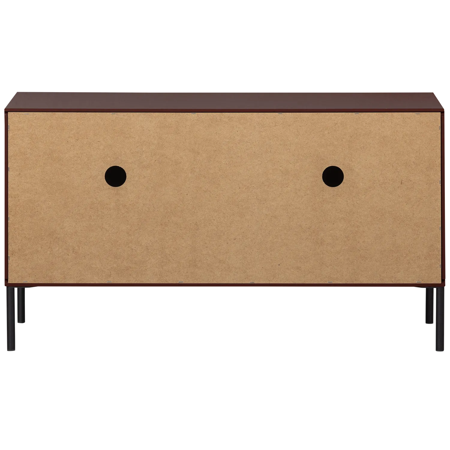 Woood New Gravure Tv Meubel 100 Cm Grenen Bordeauxrood [Fsc] - KwaliteitWonen.nl
