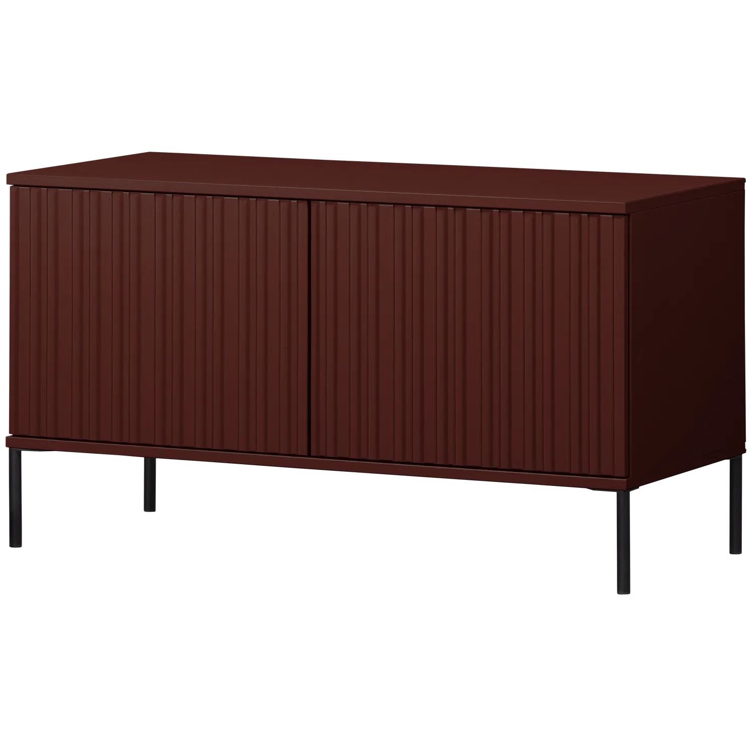 Woood New Gravure Tv Meubel 100 Cm Grenen Bordeauxrood [Fsc] - KwaliteitWonen.nl