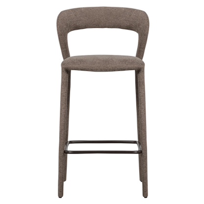 Woood Noble Barstoel Taupe - KwaliteitWonen.nl