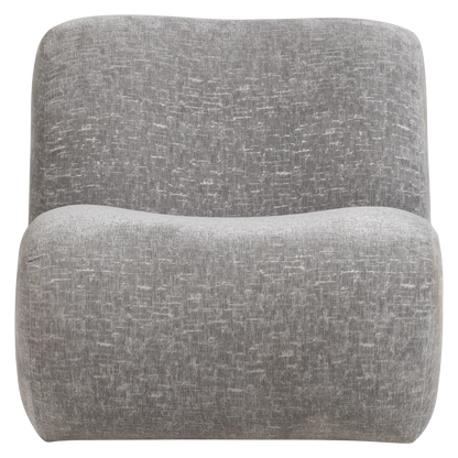 Woood Nomu Fauteuil Craquele Velvet Lichtblauw [Fsc] - KwaliteitWonen.nl