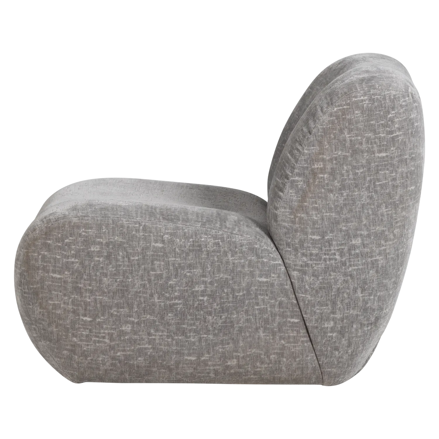 Woood Nomu Fauteuil Craquele Velvet Lichtblauw [Fsc] - KwaliteitWonen.nl