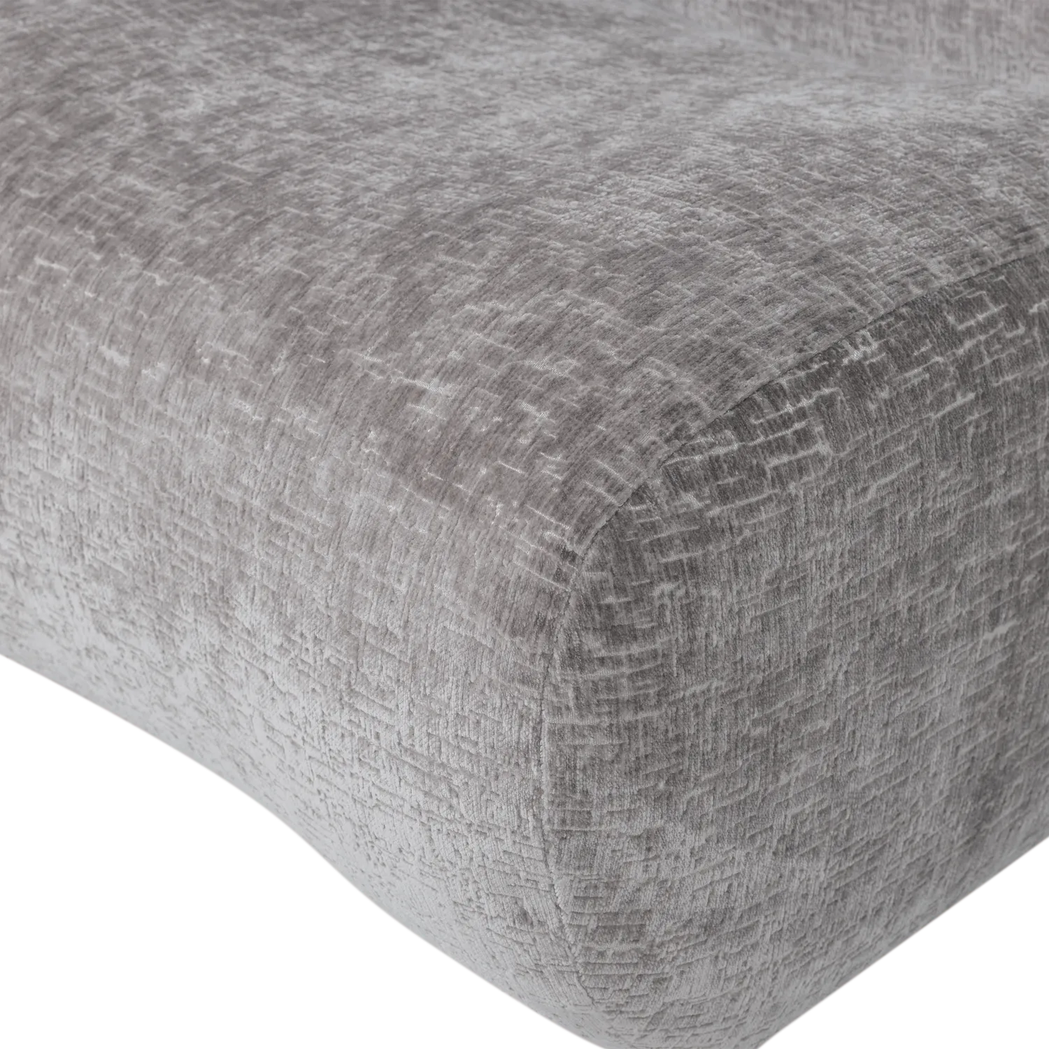 Woood Nomu Fauteuil Craquele Velvet Lichtblauw [Fsc] - KwaliteitWonen.nl