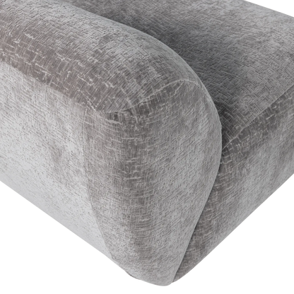 Woood Nomu Fauteuil Craquele Velvet Lichtblauw [Fsc] - KwaliteitWonen.nl
