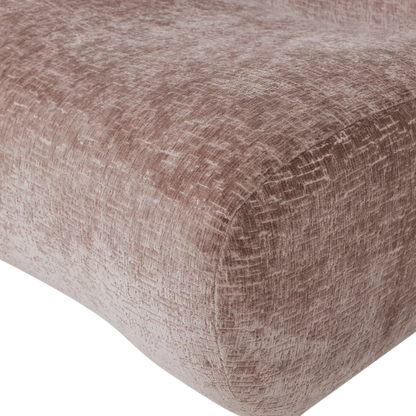 Woood Nomu Fauteuil Craquele Velvet Lichtroze [Fsc] - KwaliteitWonen.nl