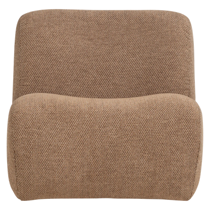 Woood Nomu Fauteuil Grove Chenille Lichtbruin [Fsc] - KwaliteitWonen.nl