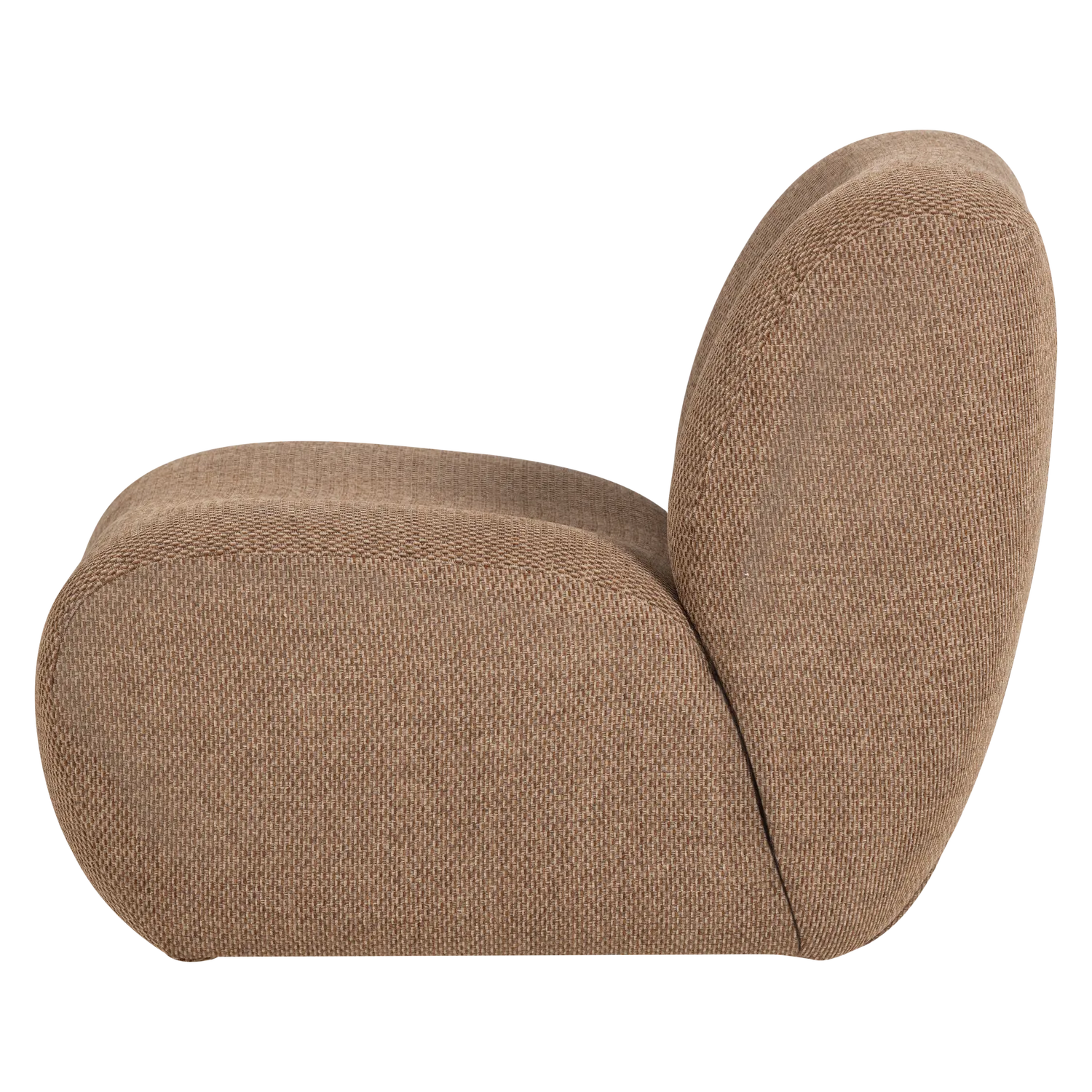 Woood Nomu Fauteuil Grove Chenille Lichtbruin [Fsc] - KwaliteitWonen.nl