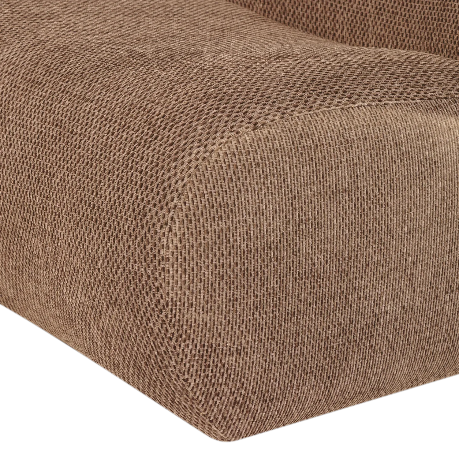Woood Nomu Fauteuil Grove Chenille Lichtbruin [Fsc] - KwaliteitWonen.nl