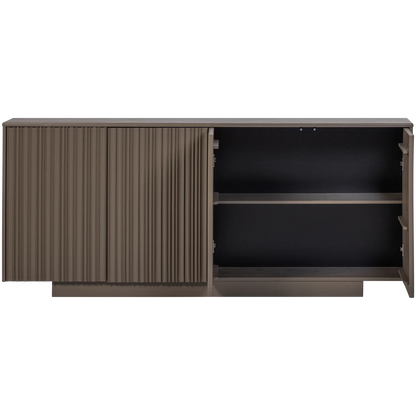 Woood Nova Dressoir 200 Cm Grenen Truffel Bruin [Fsc] - KwaliteitWonen.nl
