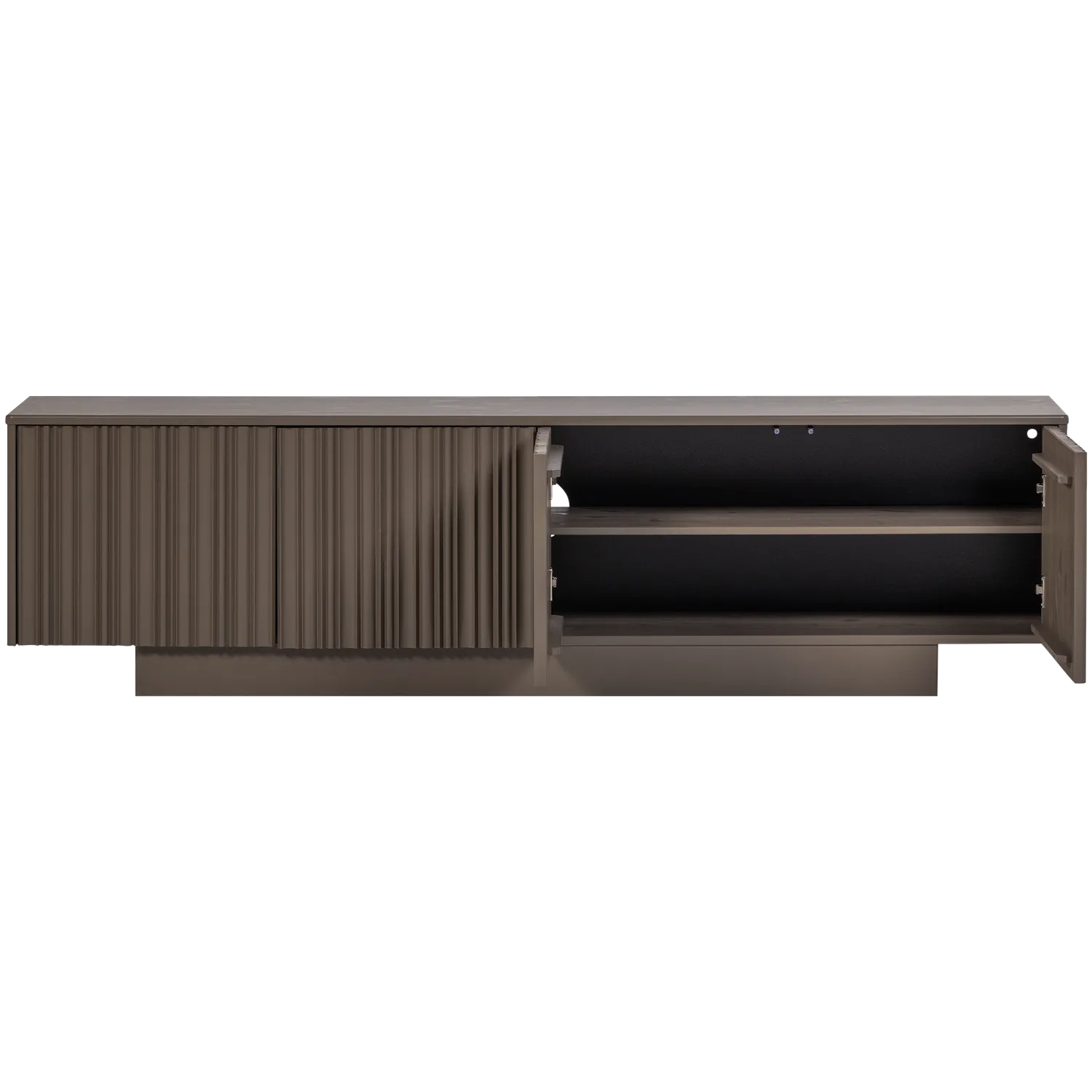 Woood Nova Tv Meubel 200 Cm Grenen Truffel Bruin [Fsc] - KwaliteitWonen.nl