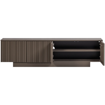 Woood Nova Tv Meubel 200 Cm Grenen Truffel Bruin [Fsc] - KwaliteitWonen.nl