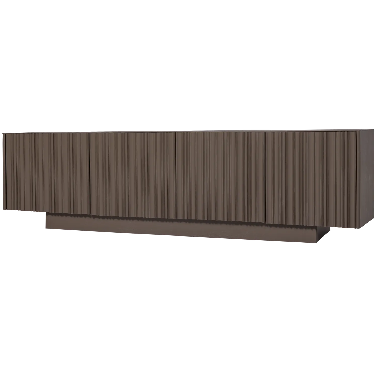 Woood Nova Tv Meubel 200 Cm Grenen Truffel Bruin [Fsc] - KwaliteitWonen.nl
