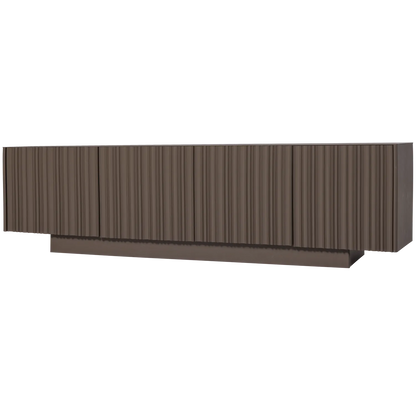 Woood Nova Tv Meubel 200 Cm Grenen Truffel Bruin [Fsc] - KwaliteitWonen.nl