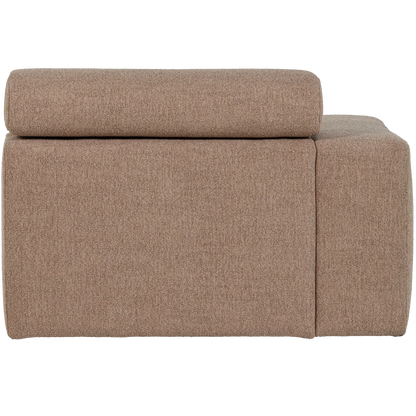 Woood Novi 1 Zits Element Arm Links Boucle Taupe - KwaliteitWonen.nl