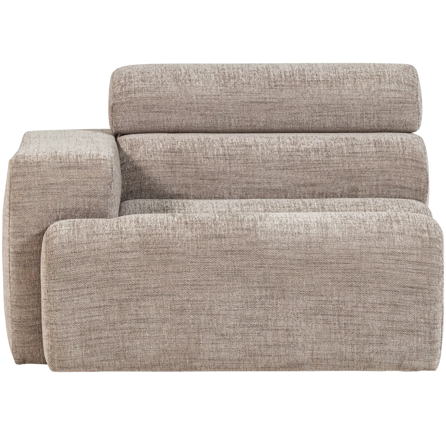 Woood Novi 1 Zits Element Arm Links Naturel Melange - KwaliteitWonen.nl