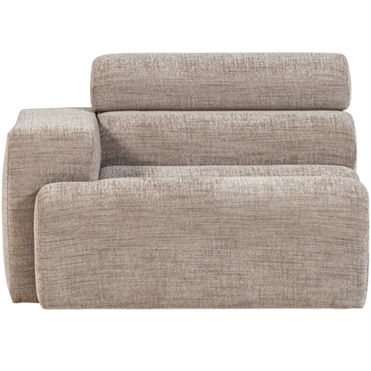 Woood Novi 1 Zits Element Arm Links Naturel Melange - KwaliteitWonen.nl
