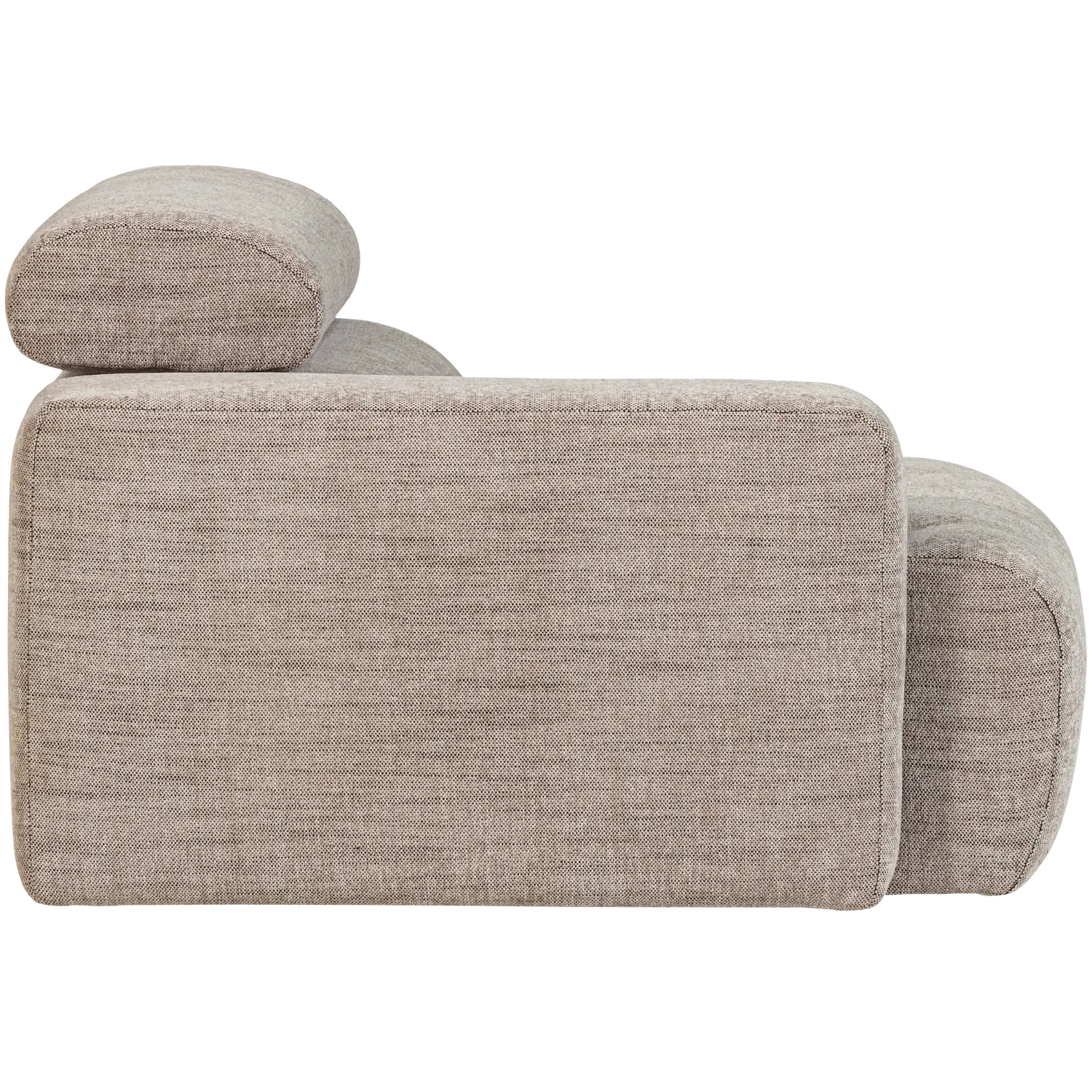 Woood Novi 1 Zits Element Arm Links Naturel Melange - KwaliteitWonen.nl