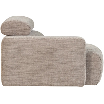 Woood Novi 1 Zits Element Arm Links Naturel Melange - KwaliteitWonen.nl