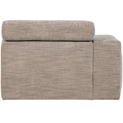 Woood Novi 1 Zits Element Arm Links Naturel Melange - KwaliteitWonen.nl