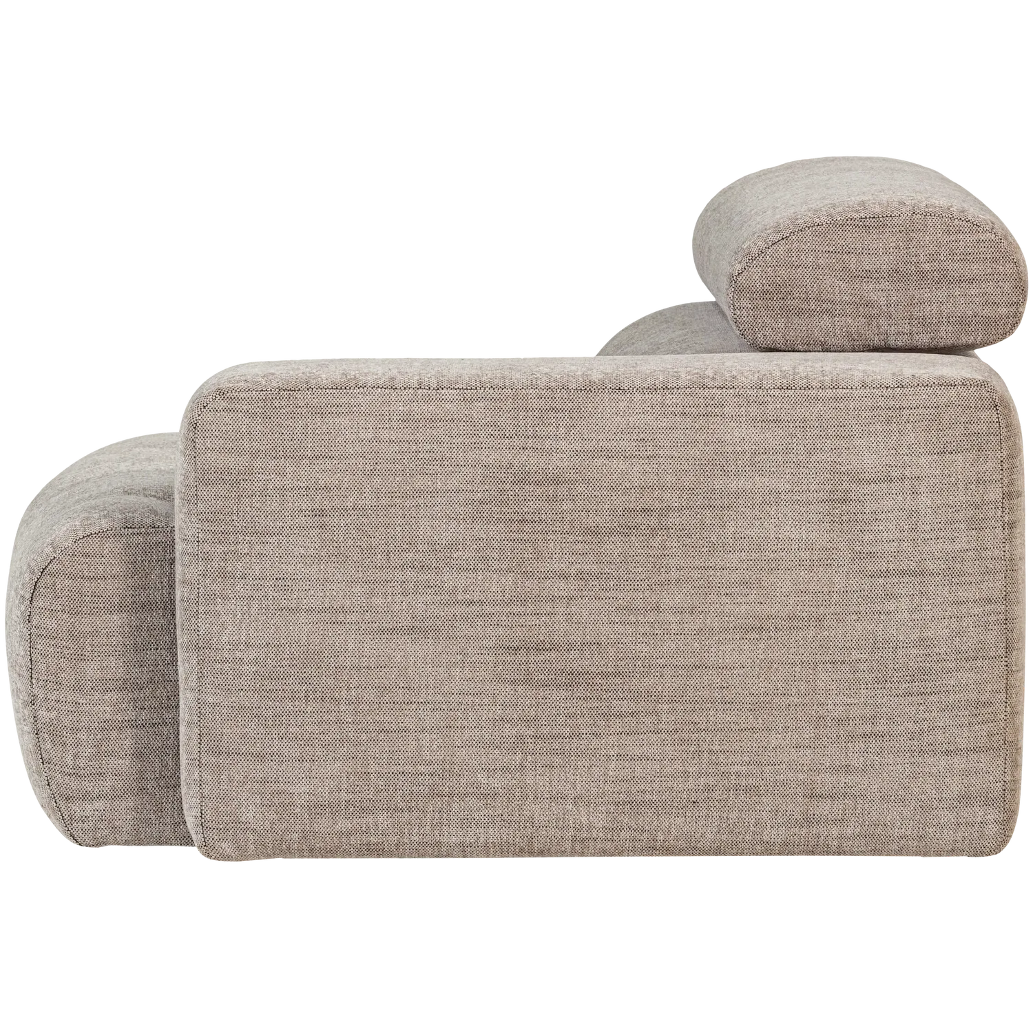 Woood Novi 1 Zits Element Arm Rechts Naturel Melange - KwaliteitWonen.nl