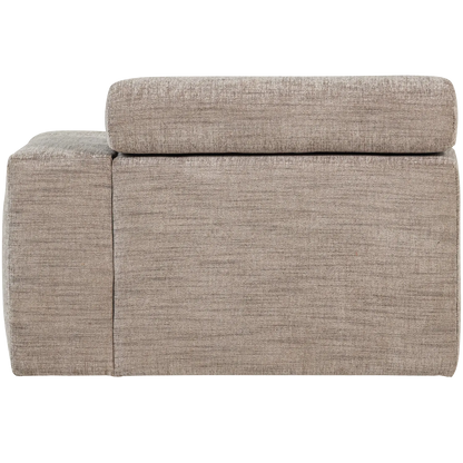 Woood Novi 1 Zits Element Arm Rechts Naturel Melange - KwaliteitWonen.nl