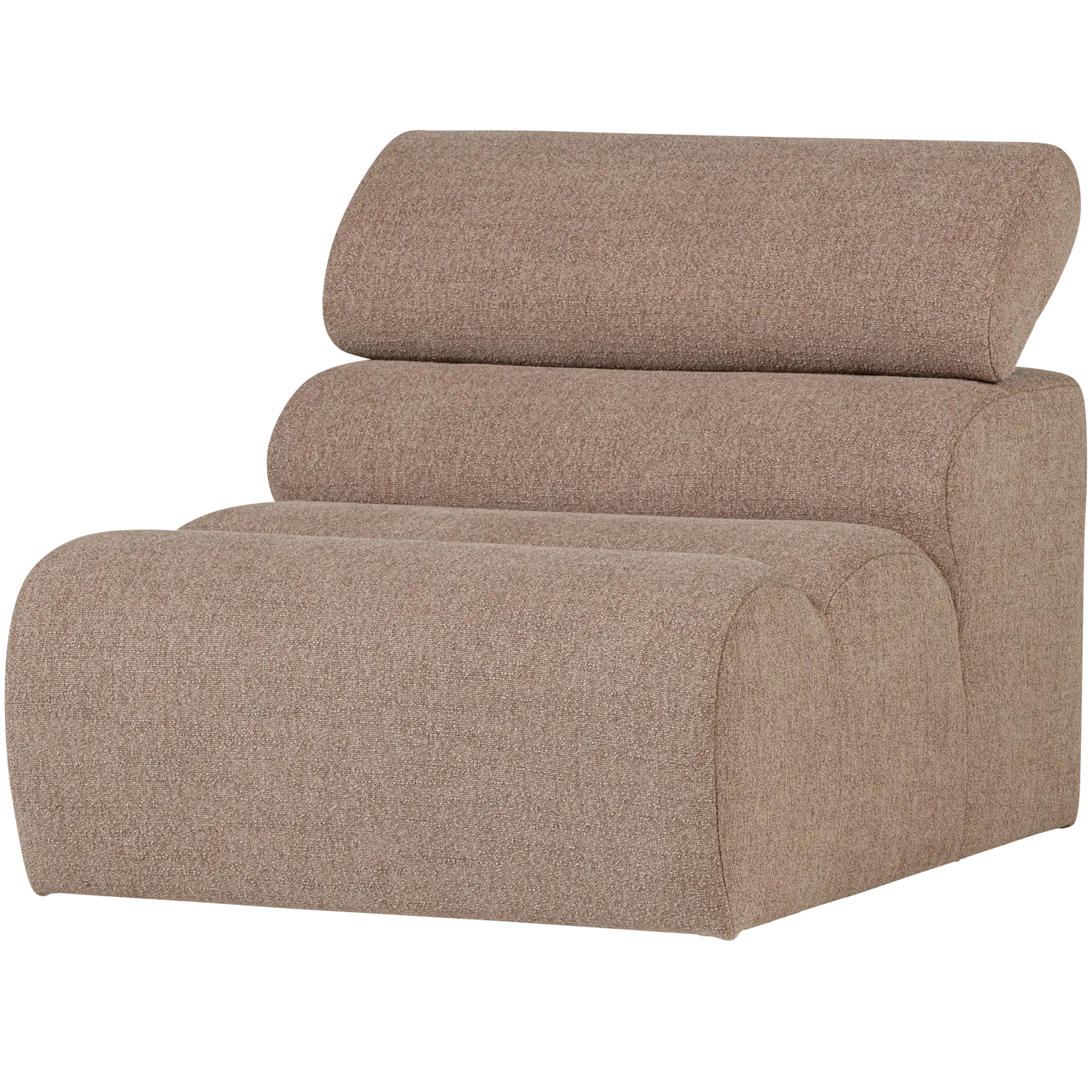 Woood Novi 1 Zits Element Boucle Taupe - KwaliteitWonen.nl