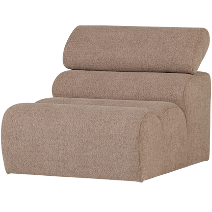 Woood Novi 1 Zits Element Boucle Taupe - KwaliteitWonen.nl