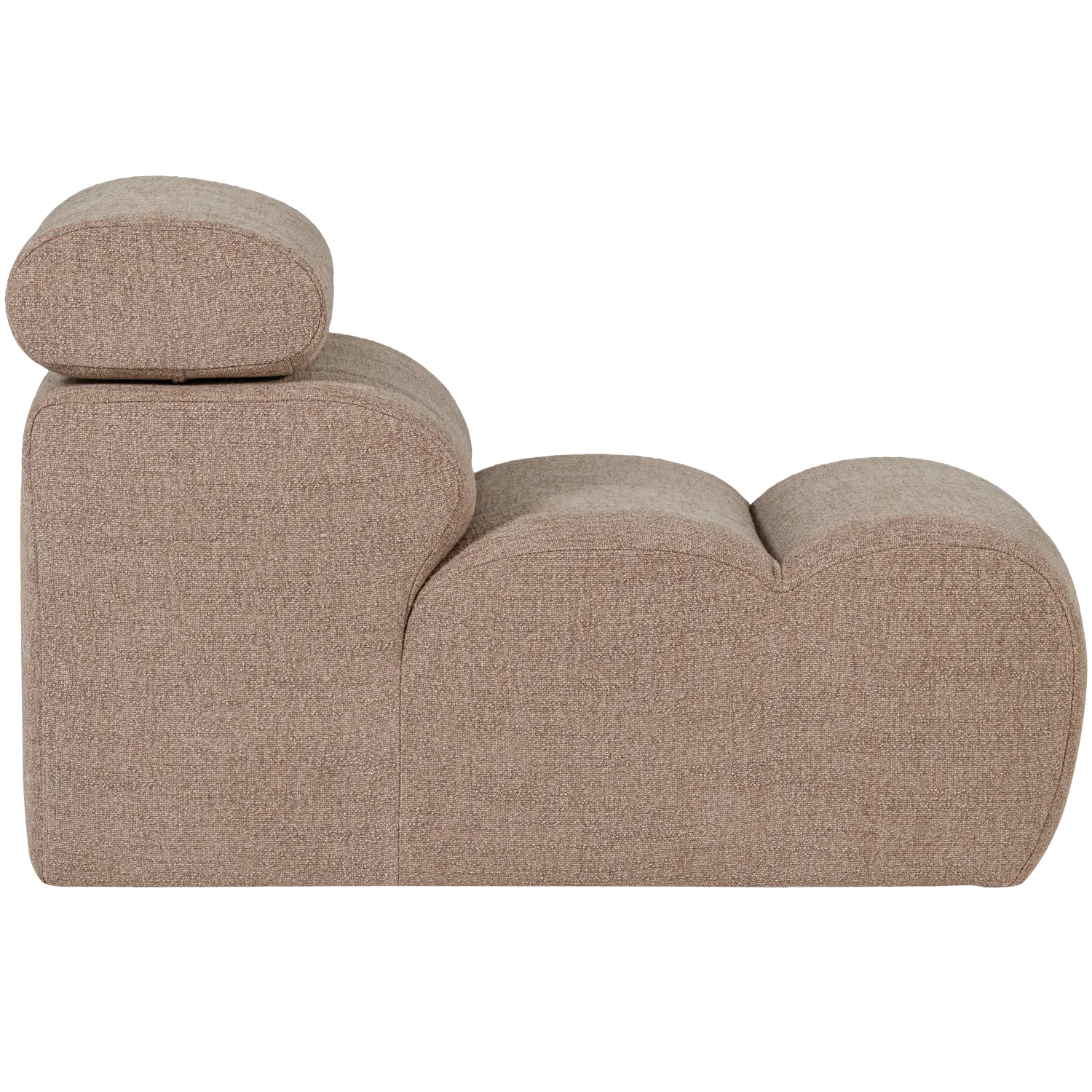 Woood Novi 1 Zits Element Boucle Taupe - KwaliteitWonen.nl