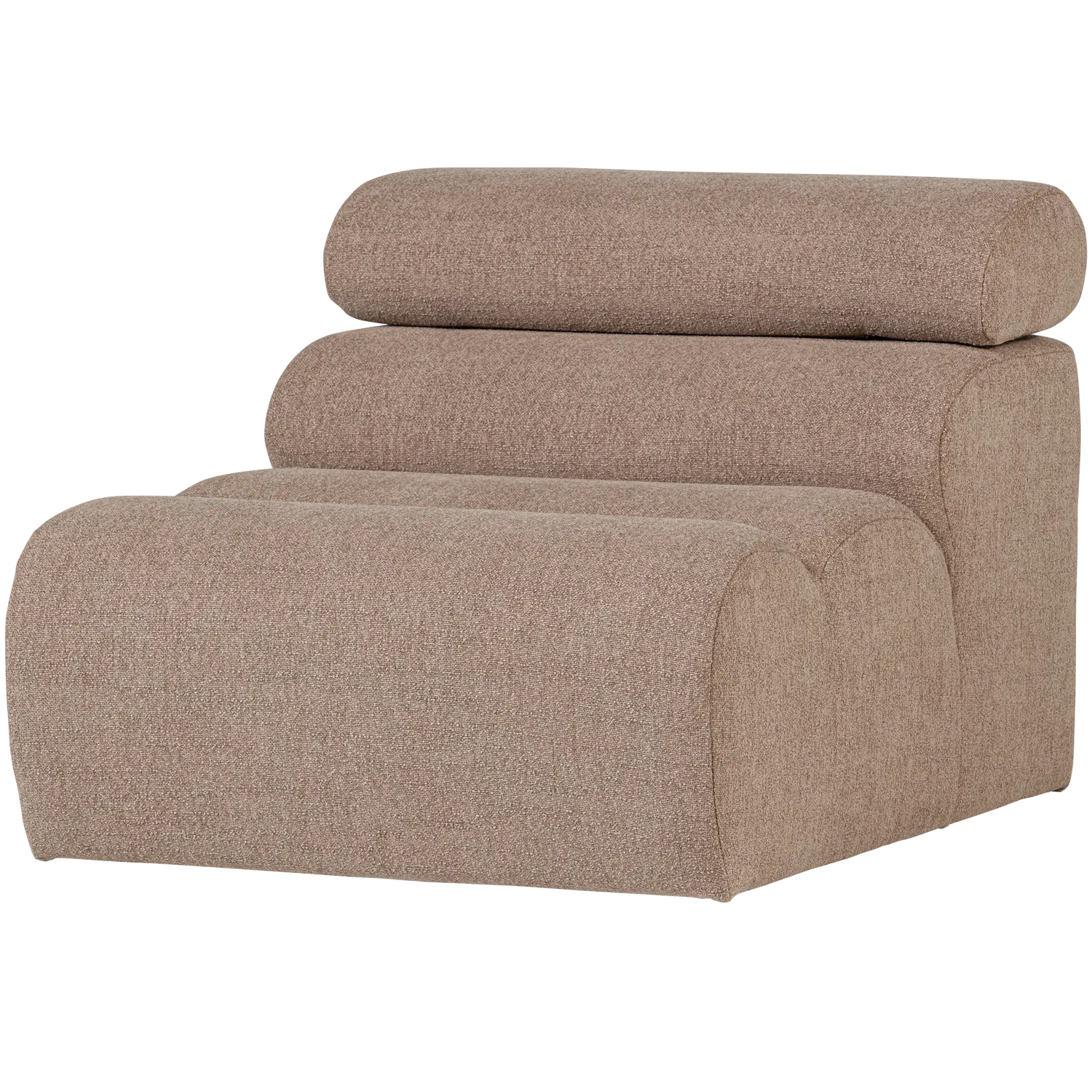 Woood Novi 1 Zits Element Boucle Taupe - KwaliteitWonen.nl