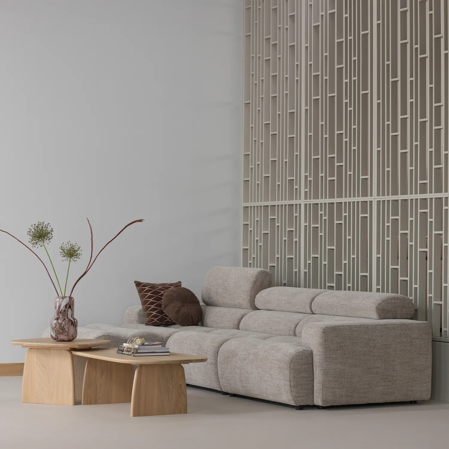 Woood Novi 1 Zits Element Naturel Melange - KwaliteitWonen.nl