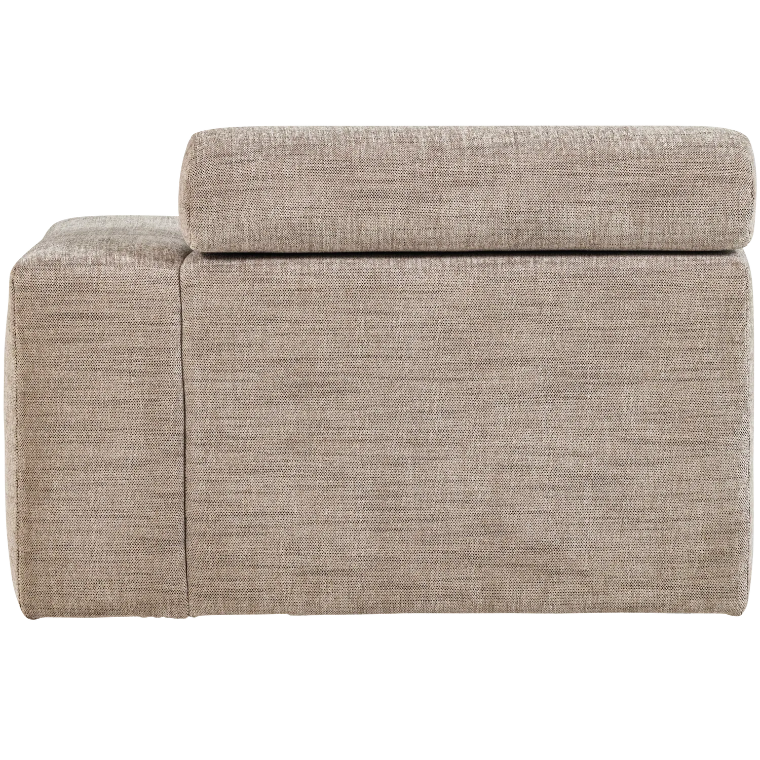Woood Novi Chaise Longue Element Arm Rechts Naturel Melange - KwaliteitWonen.nl