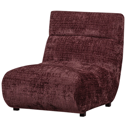 Woood Observe Fauteuil Aubergine - KwaliteitWonen.nl
