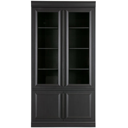 Woood Organize Vitrinekast 44 Cm Grenen Matzwart [Fsc] - KwaliteitWonen.nl