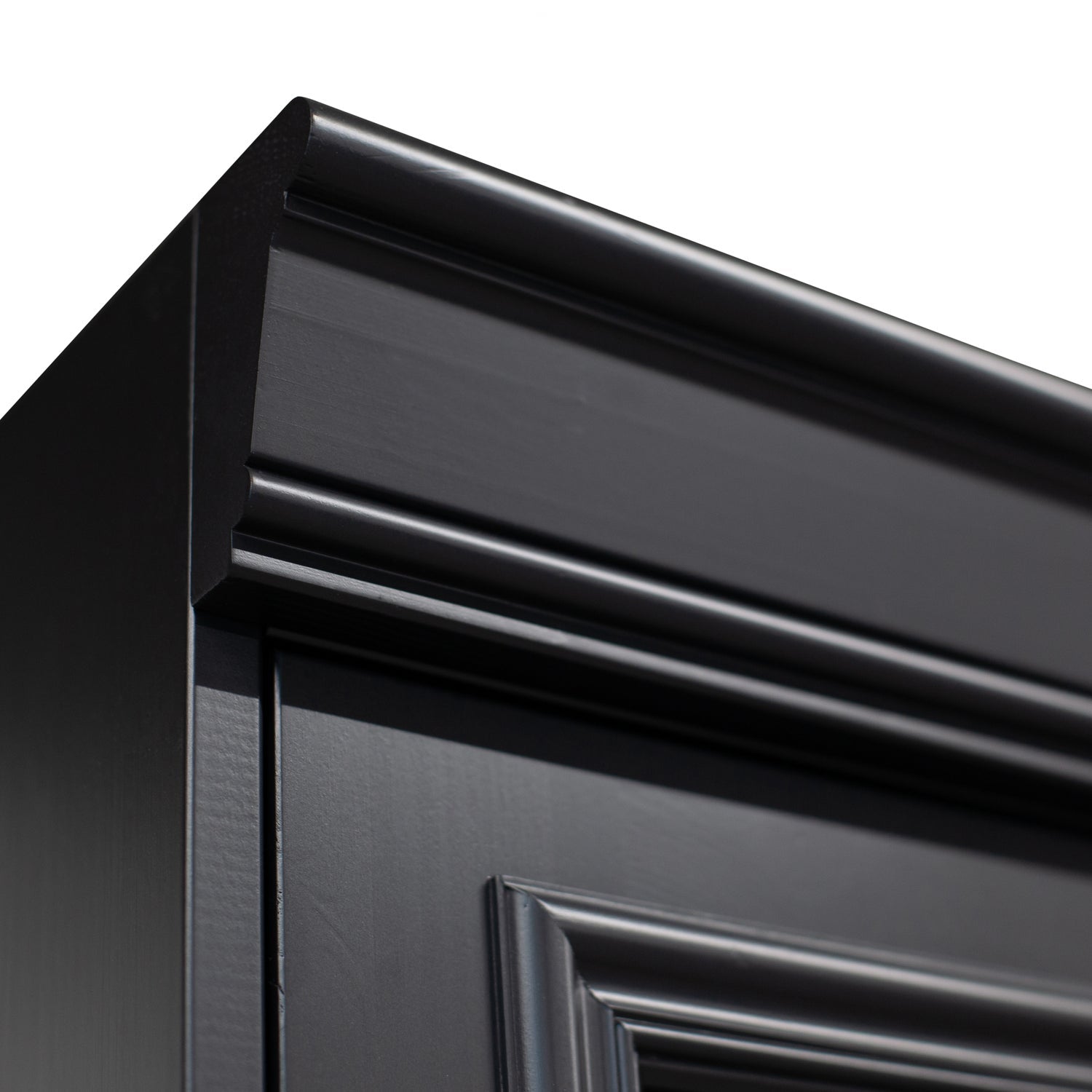Woood Organize Vitrinekast 44 Cm Grenen Matzwart [Fsc] - KwaliteitWonen.nl