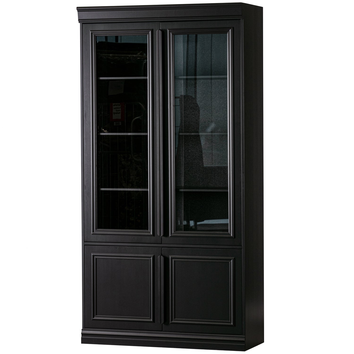 Woood Organize Vitrinekast 44 Cm Grenen Matzwart [Fsc] - KwaliteitWonen.nl