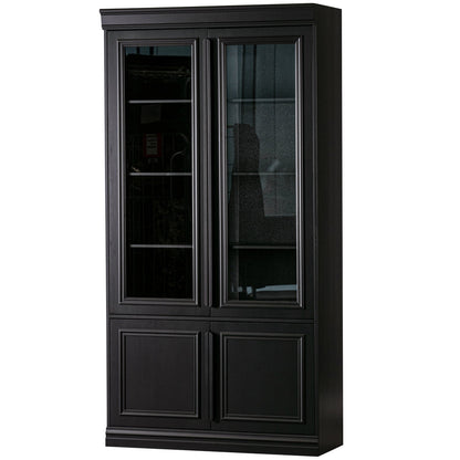Woood Organize Vitrinekast 44 Cm Grenen Matzwart [Fsc] - KwaliteitWonen.nl