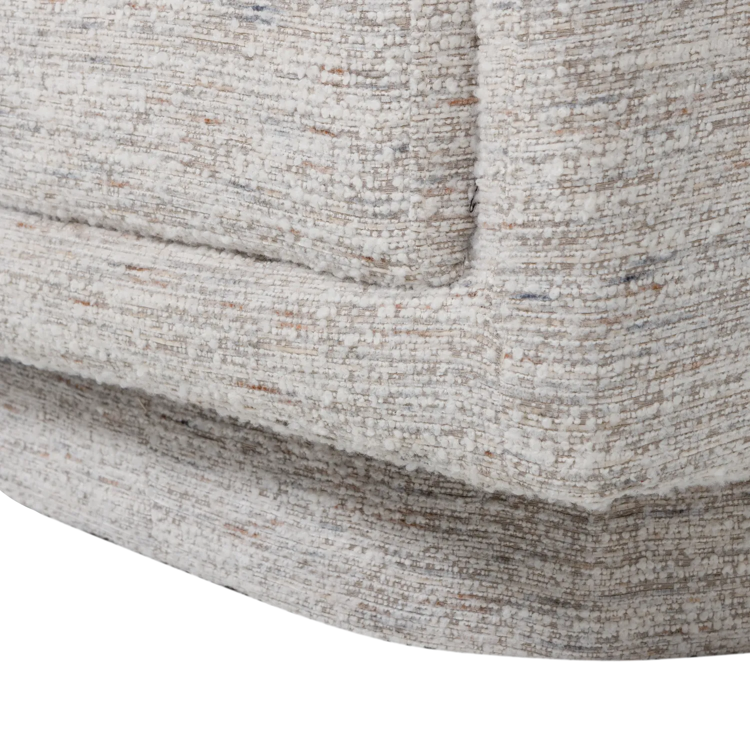 Woood Oska Draaifauteuil Naturel Melange - KwaliteitWonen.nl