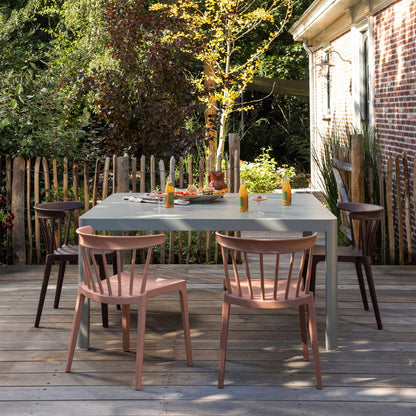 Woood Ovara Uitschuifbare Tuintafel Aluminium Zand - KwaliteitWonen.nl