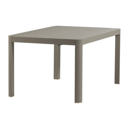 Woood Ovara Uitschuifbare Tuintafel Aluminium Zand - KwaliteitWonen.nl