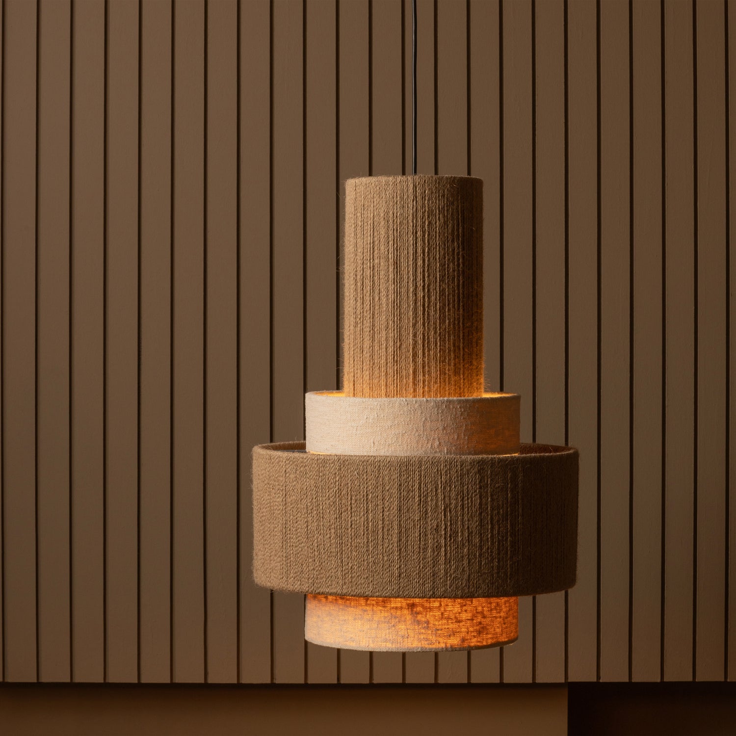 Woood Pelle Hanglamp Touw Naturel - KwaliteitWonen.nl