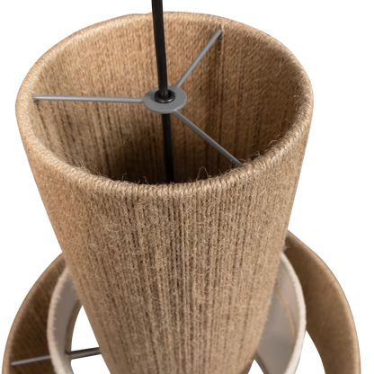 Woood Pelle Hanglamp Touw Naturel - KwaliteitWonen.nl